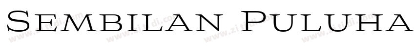Sembilan Puluhan Re字体转换